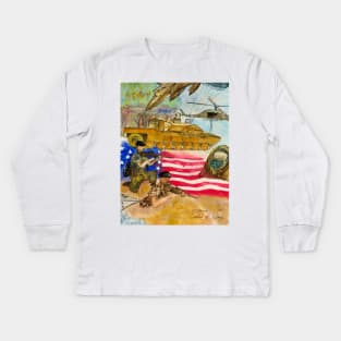 July 4th Kids Long Sleeve T-Shirt